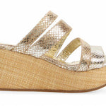 Chocolat Blu - Women's Wavy Wedge Sandals