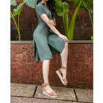 Myra - Women's Mustard Wedge Sandal