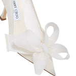 Jimmy Choo - Women's Staz 90 Mesh Pump Heel With Bow