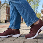Orthofeet - Women's Francis Cushioned Supportive No-tie Sneakers