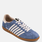 Shu Shop - Women's Striped Suede Sneakers