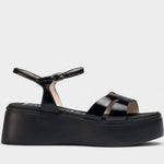 Wonders - Women's Leather Platform Shoes