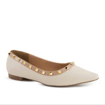 Andrea - Women's Studded Flat Shoes