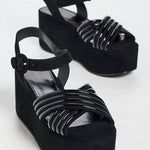 Tory Burch - Women's Bombe Cross Strap Platform Sandal