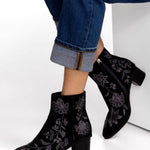 Johnny Was - CHIARA EMBROIDERED SUEDE BOOTIE