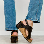 Corkys Footwear - Women's Carley Crinkle Wedges