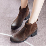 Bussola - Women's Adora Zipper Ankle Boots