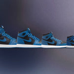 Air Jordan 1 Retro High OG (GS) "Marina Blue" - Dark Marina Blue/Black
