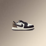 Air Jordan 1 Low OG 'Mocha' (TD) - White/Black/Dark Mocha