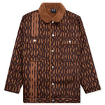 Adidas Originals x Ivy Park Denim Monogram Jacket - Wild Brown/Night Red