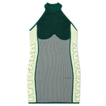 Adidas Originals x Ivy Park Knitted Logo Dress - Dark Green/Green Tint