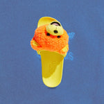 Adidas Originals x Jeremy Scott Adilette Teddy - Solar Orange/Bright Yellow