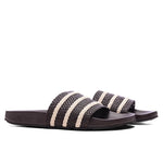 Adidas Originals x Wales Bonner Adilette - Dark Brown/Wonder White/Night Brown