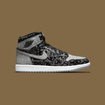 Air Jordan 1 Hi OG "Rebellionaire" - Black/White/Particle Grey