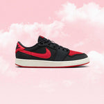 Air Jordan KO 1 Low 'Bred' - Black/Varsity Red/Sail
