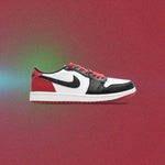 Air Jordan 1 Low OG (GS) - White/Black/Varsity Red