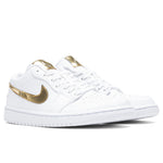 Women's Air Jordan 1 Low SE - White/Metallic Gold