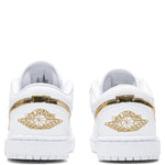 Women's Air Jordan 1 Low SE - White/Metallic Gold