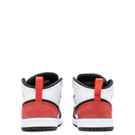 Air Jordan 1 Mid SE (TD) - White/Track Red