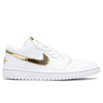 Women's Air Jordan 1 Low SE - White/Metallic Gold
