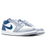 Women's Air Jordan 1 Low - Stealth/French Blue/White