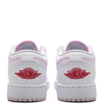 Air Jordan 1 Low (GS) - Pink Foam/White/Fire Red
