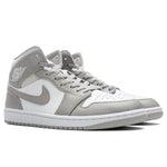 Air Jordan 1 Mid - College Grey/Light Bone/White