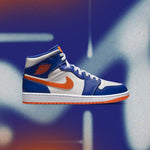 Air Jordan 1 Mid Wheaties - Game Royal/Rush Orange/Phantom