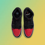 Air Jordan 1 Mid SE "Siempre Familia" - Black/Chile Red