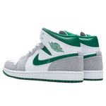 Air Jordan 1 Mid SE - White/Pine Green/ LT Smoke Grey