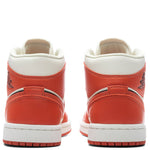 Women's Air Jordan 1 Mid - Coconut Milk/Sport Spice/Black
