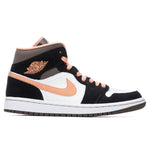 Women's Air Jordan 1 Mid SE - White/Apricot Agate