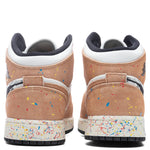 Air Jordan 1 Mid SE (GS) - Sail/Black/Cider
