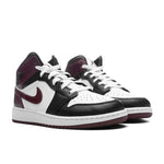 Air Jordan 1 Mid SE (GS) - White/Dark Pony/Black