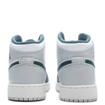 Air Jordan 1 Mid SE (GS) - White/Oxidized Green/Sail/Neutral Grey