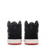 Air Jordan 1 Mid SE (PS) "Siempre Familia" - Black/Chile Red