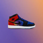 Air Jordan 1 Mid SS Skyline (GS) - Concord/Black/University Red