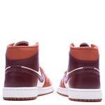 Women's Air Jordan 1 Mid - Dusty Peach/Night Maroon/Sail