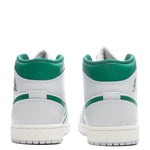 Air Jordan 1 Mid (GS) - Summit White/Pine Green/Pure Platinum