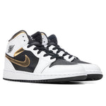 Air Jordan 1 Mid (GS) - White/Multi