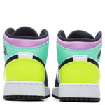 Air Jordan 1 Mid (GS) - White/Volt