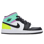 Air Jordan 1 Mid (GS) - White/Volt