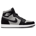 Womens Air Jordan 1 Retro Hi OG - Medium Grey/Black/White