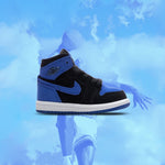 Air Jordan 1 Retro High OG (TD) 'Royal Reimagined' - Black/Royal Blue/White
