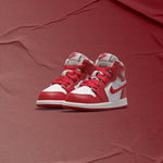 Air Jordan 1 Retro High OG (TD) - Light Iron Ore/Varsity Red/Sail