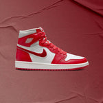 Women's Air Jordan 1 Retro High OG 'Varsity Red' - Light Iron Ore/Varsity Red/Sail
