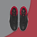 Air Jordan 11 Retro Low IE 'Bred' - Black/True Red/Multi