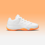 Women's Air Jordan 11 Retro Low - White/Bright Citrus