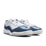 Air Jordan 11 Retro Low (GS) - White/Midnight Navy/Diffused Blue