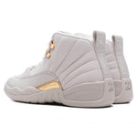 Women's Air Jordan 12 Retro - Phantom/Metallic Gold/White